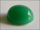 CHRYSOPRASE CABOCHON FINE QUALITY (AUSTRALIA) � 9 X 11 MM.